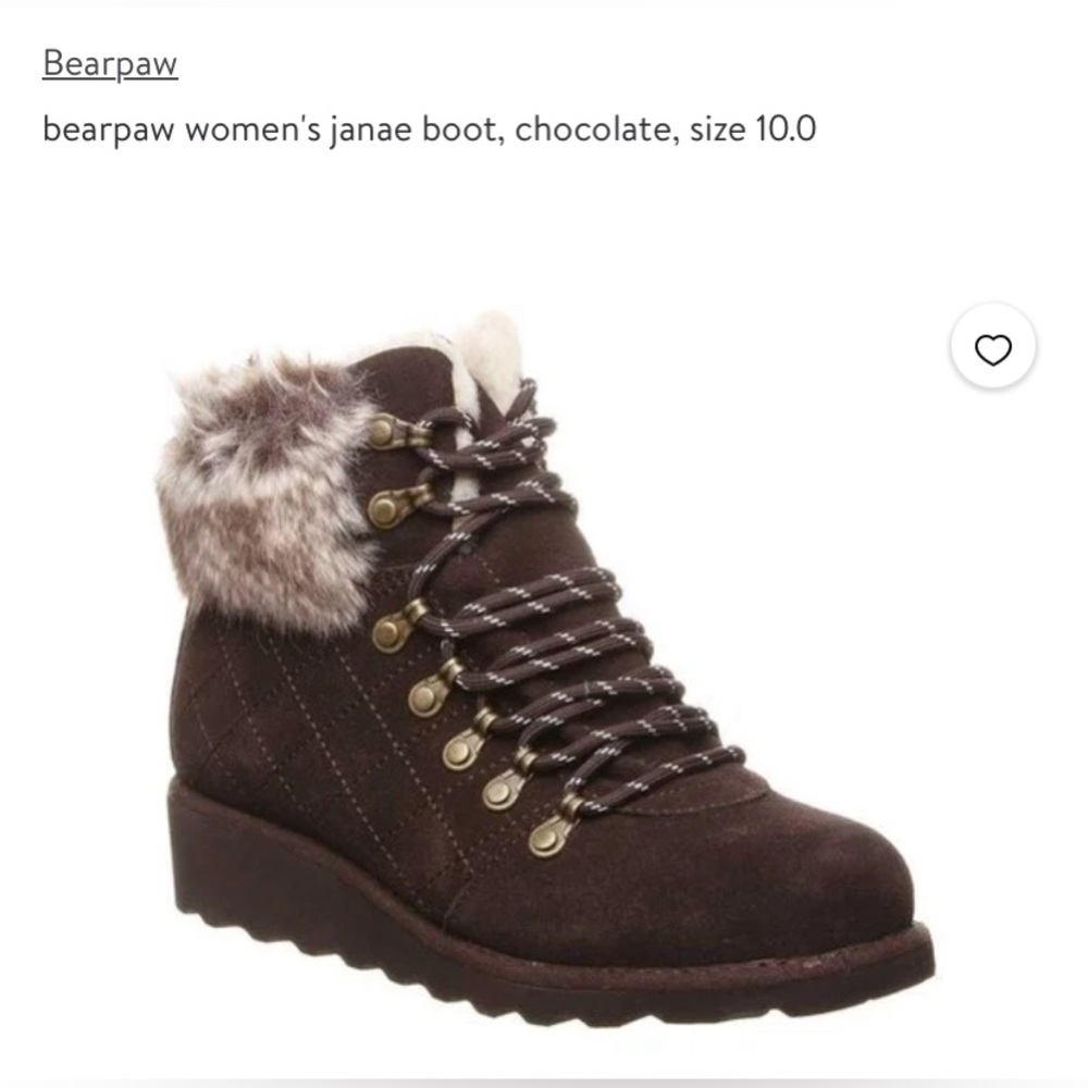 bearpaw women's janae boot, chocolate, size 10.0